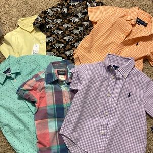 2T boys button ups